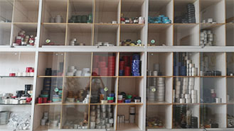 Aluminum box sample room