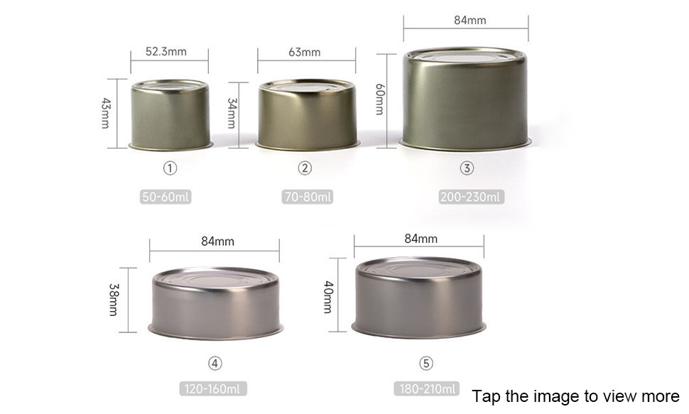 Aluminum Container for Soap