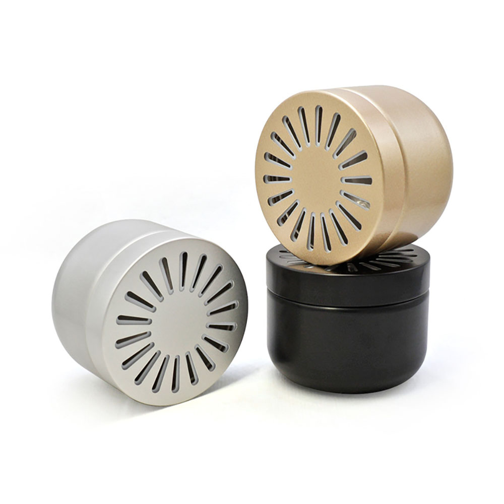 Solid perfume aluminum jar